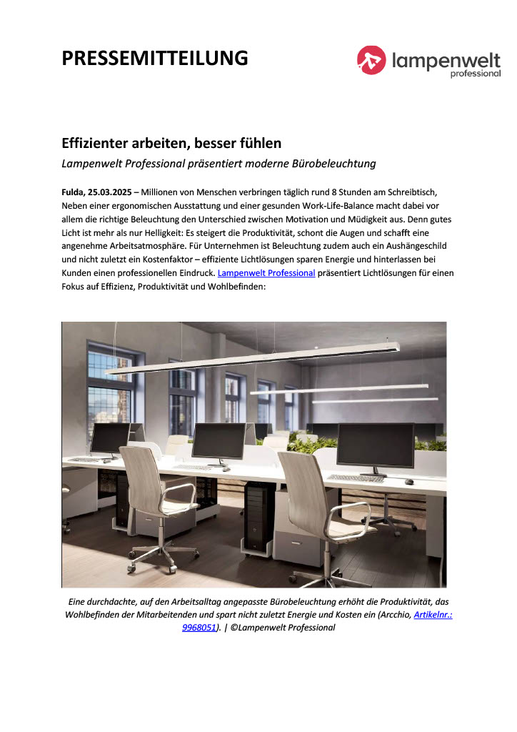 Effizienter arbeiten, besser fühlen
